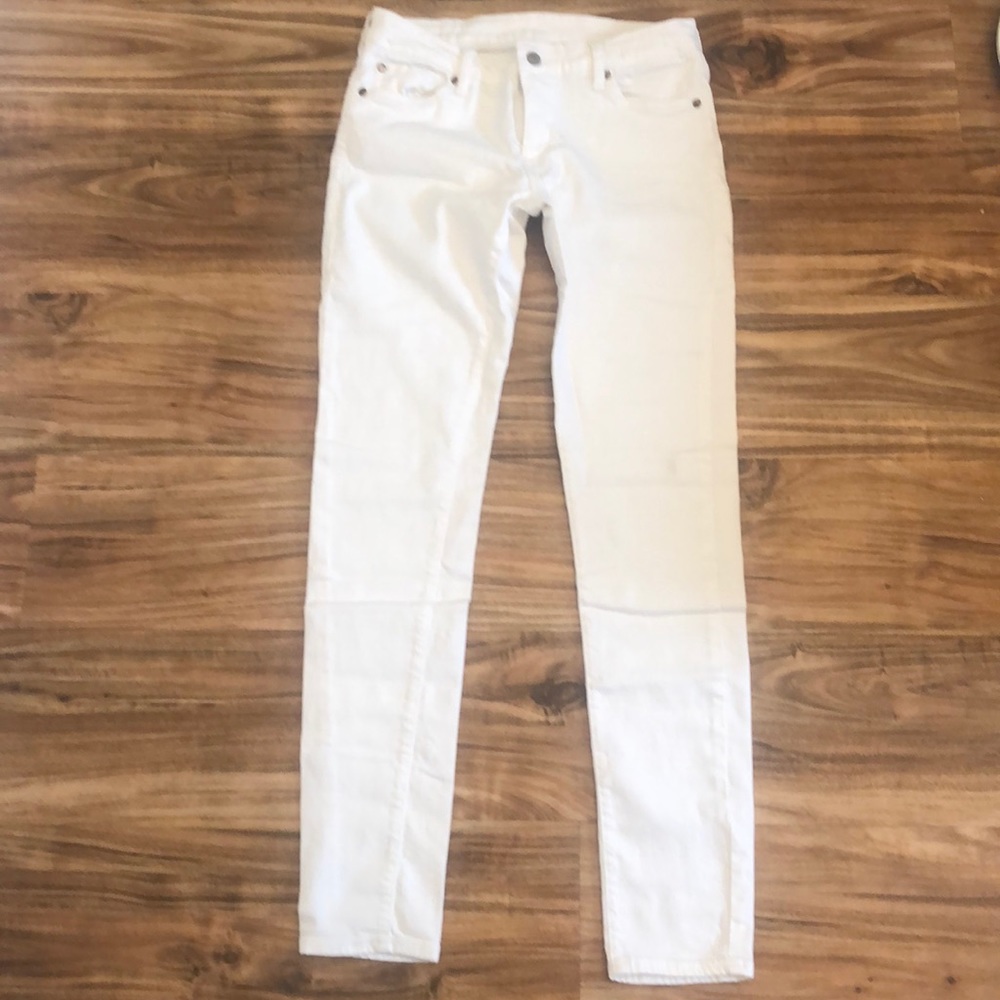 Ralph Lauren white skinny jeans